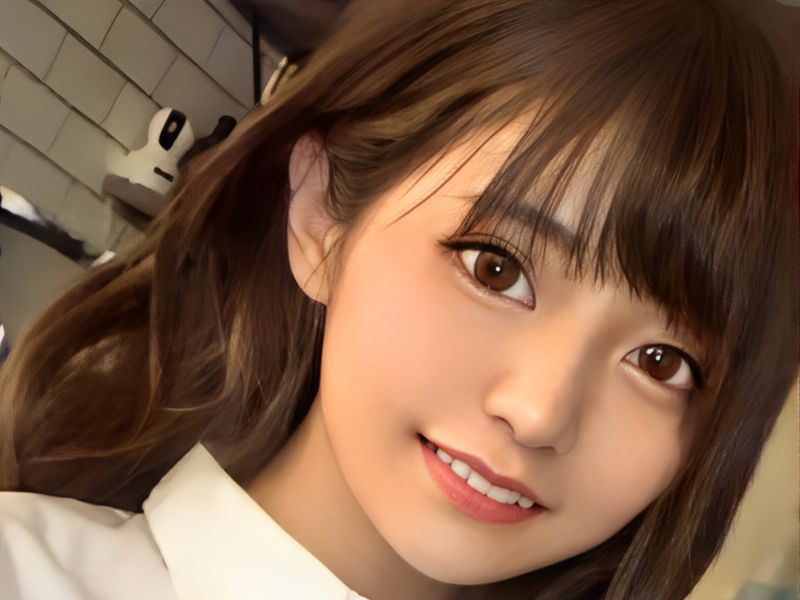【素人】おちんちんのおしゃぶりが大好きなJDカフェ店員♡フェラでフル勃起させたらメス穴に生挿入♡