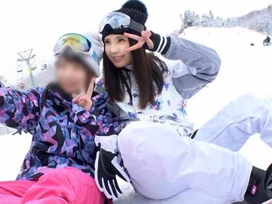 【ゲレンデナンパ】スノボー初心者の激カワJD、清楚な見た目と裏腹に脱いだらドスケベ！ナンパでゲットした素人娘がエロすぎる♡