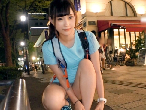 【表参道ランニングガール】「もう…やめて…♡」拒絶しつつ感じるスレンダー美女との濃厚SEX！潮吹きイキまくり！