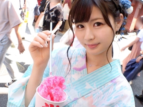 【浴衣美少女の秘密】『やだ…止まらない…』夏祭りで盛り上がる可愛い女の子が、パイパンマンコを激しく責められメス汁大噴射！浴衣から零れ落ちるエッチな汁が止まらない♡