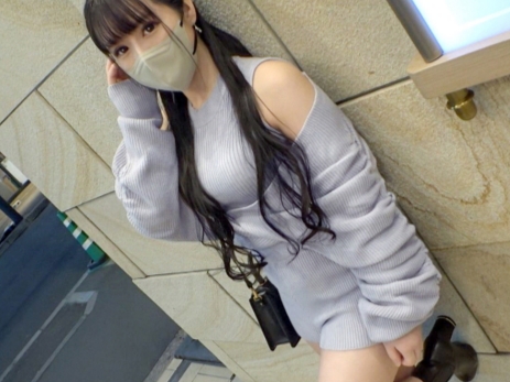 【街角ナンパ】『えっ、ダメ…』清楚系美少女を口説いてエッチな冒険！手マンと電マで敏感おマンコを刺激しまくり！びしょ濡れアソコに興奮MAX！キュートな顔してエッチな反応がたまらない！