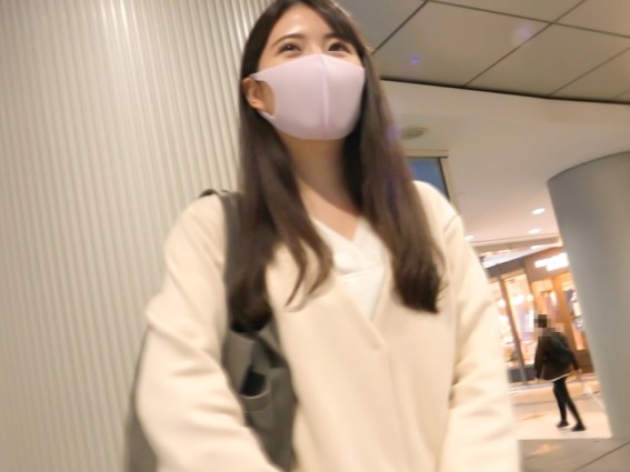 【マスク越しの吐息】『ダメ…声が出ちゃう…』清楚系巨乳お姉さんが、チンコの快感に我を忘れて乱れまくる！敏感なオマンコを激しくピストンされ、理性崩壊の淫乱モード全開♡